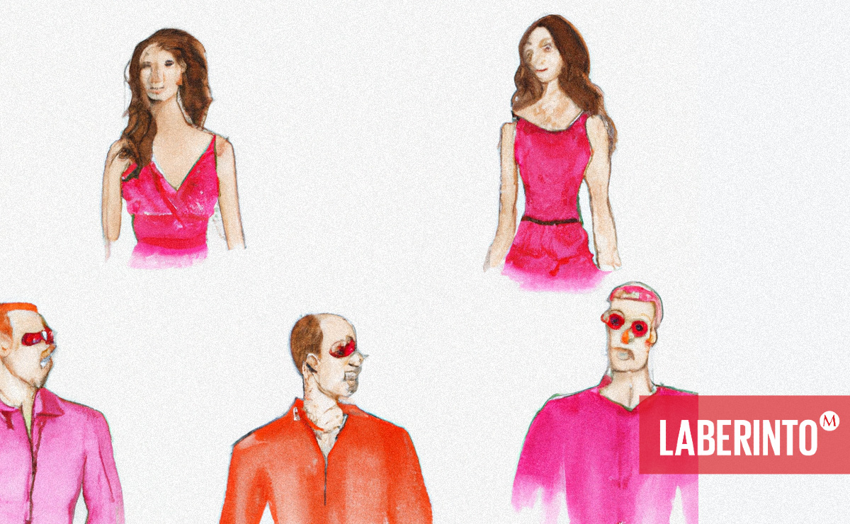 Hombres y mujeres somos no idénticos, sino iguales. (Generada por DALL E)