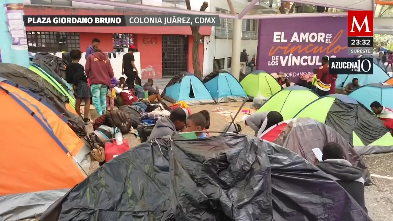 Migrantes rechazan albergue por estar a dos horas caminando de Tlalpan