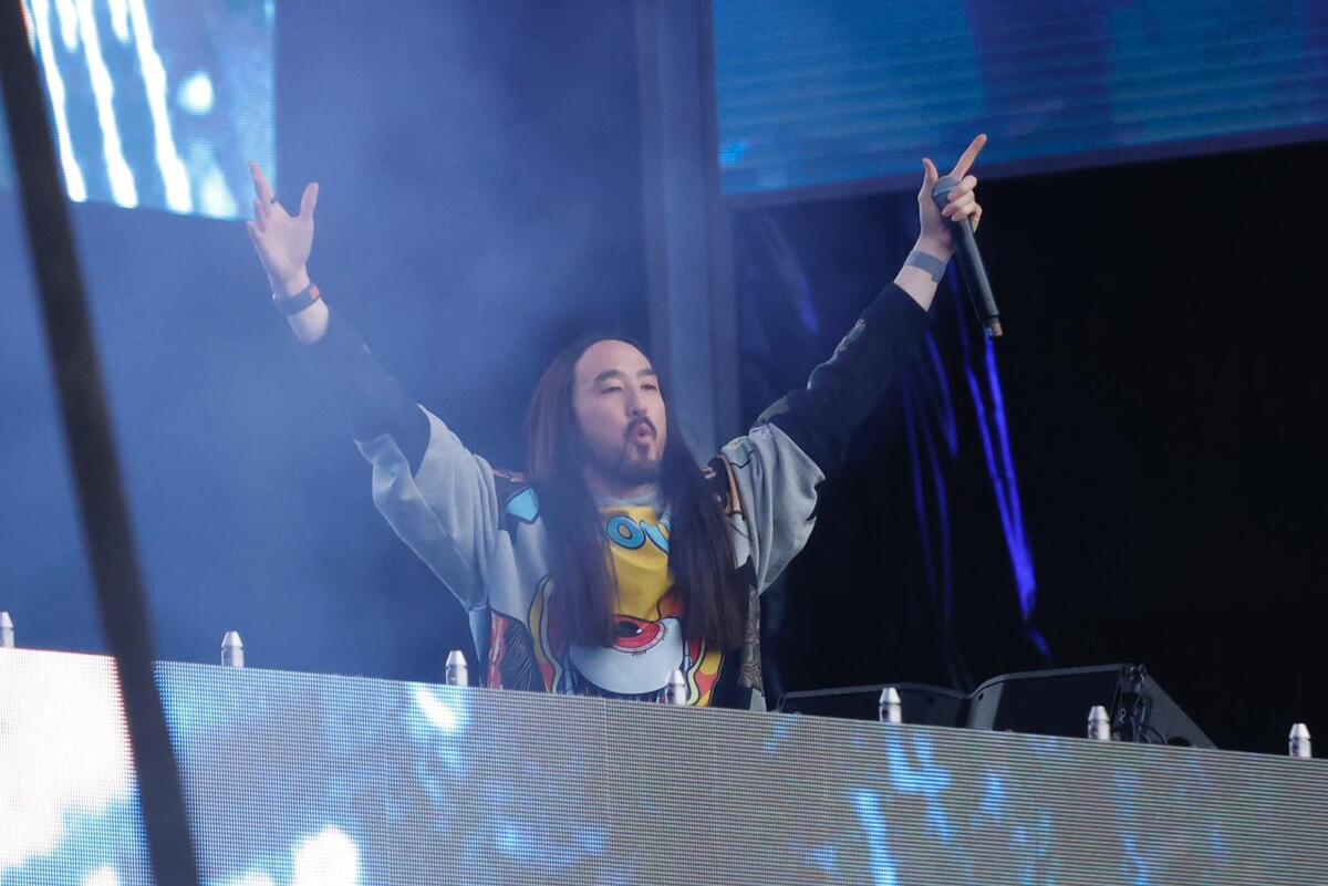 El momento de la música electrónica llegó con Steve Aoki. Foto: Jorge López