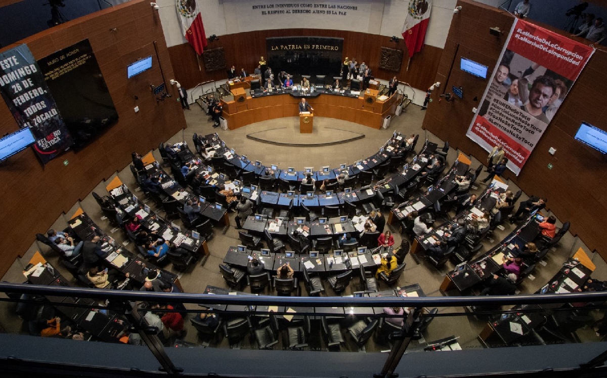 Sesión ordinaria en la Cámara de Senadores. | Cuartoscuro