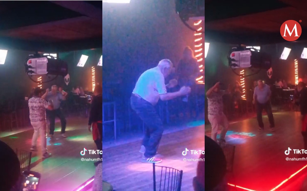 Abuelito baila en un bar de Tampico, se vuelve viral