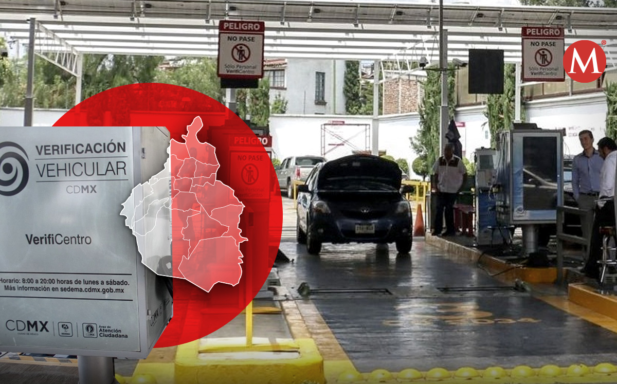 La verificación vehicular es obligatoria para los automovilistas en CdMx. | Foto: Cuartoscuro Diseño: Margarita Salmorán