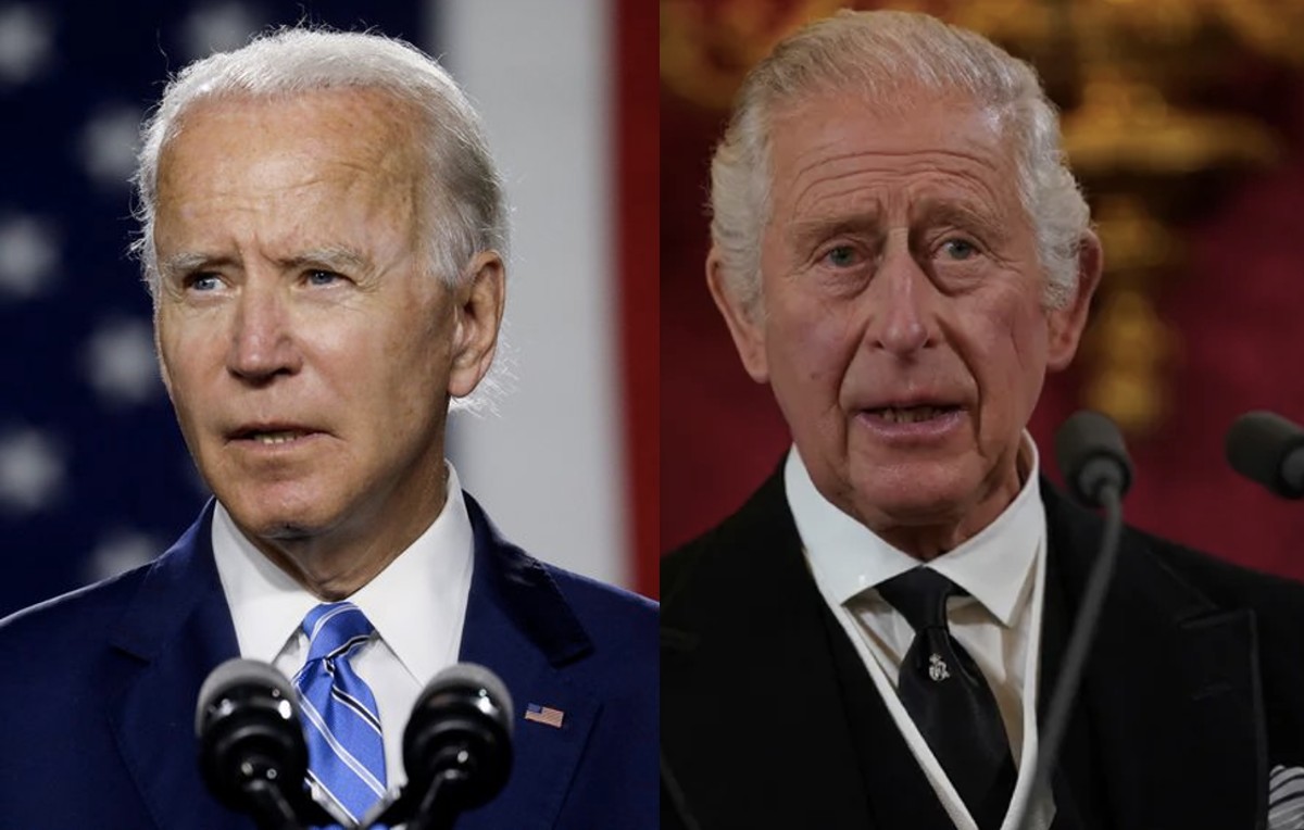 presidente de los Estados Unidos, Joe Biden y Rey de Inglaterra, Carlos III (Reuters)