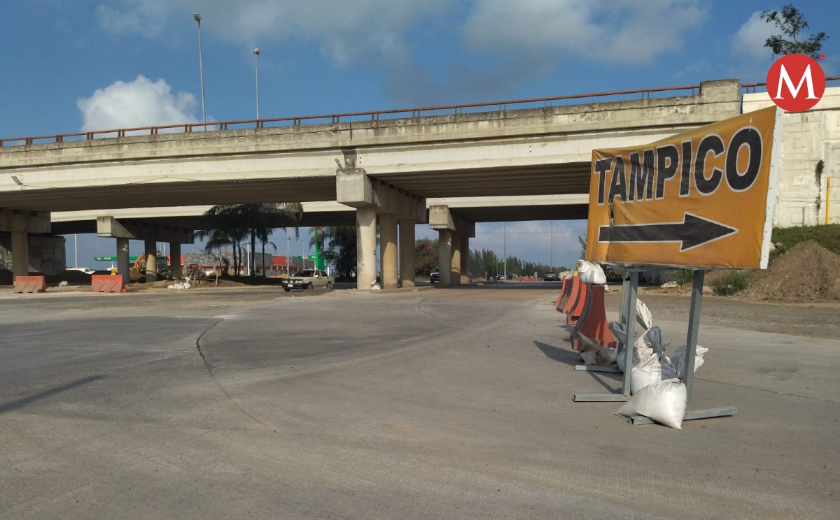 El puente roto será rehabilitado al lanzarse la licitación por Asipona Altamira. | Foto: Sergio Sánchez