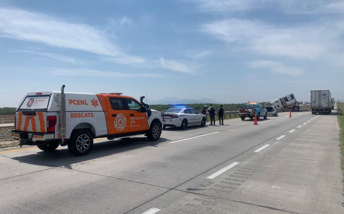 El accidente ocurrió en el kilómetro 91 de la autopista a Laredo. Especial