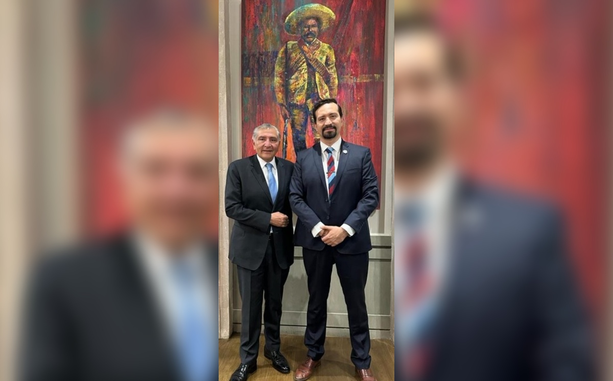 Adán Augusto y Armando Oca (Derecha). | Twitter @SEGOB_mx