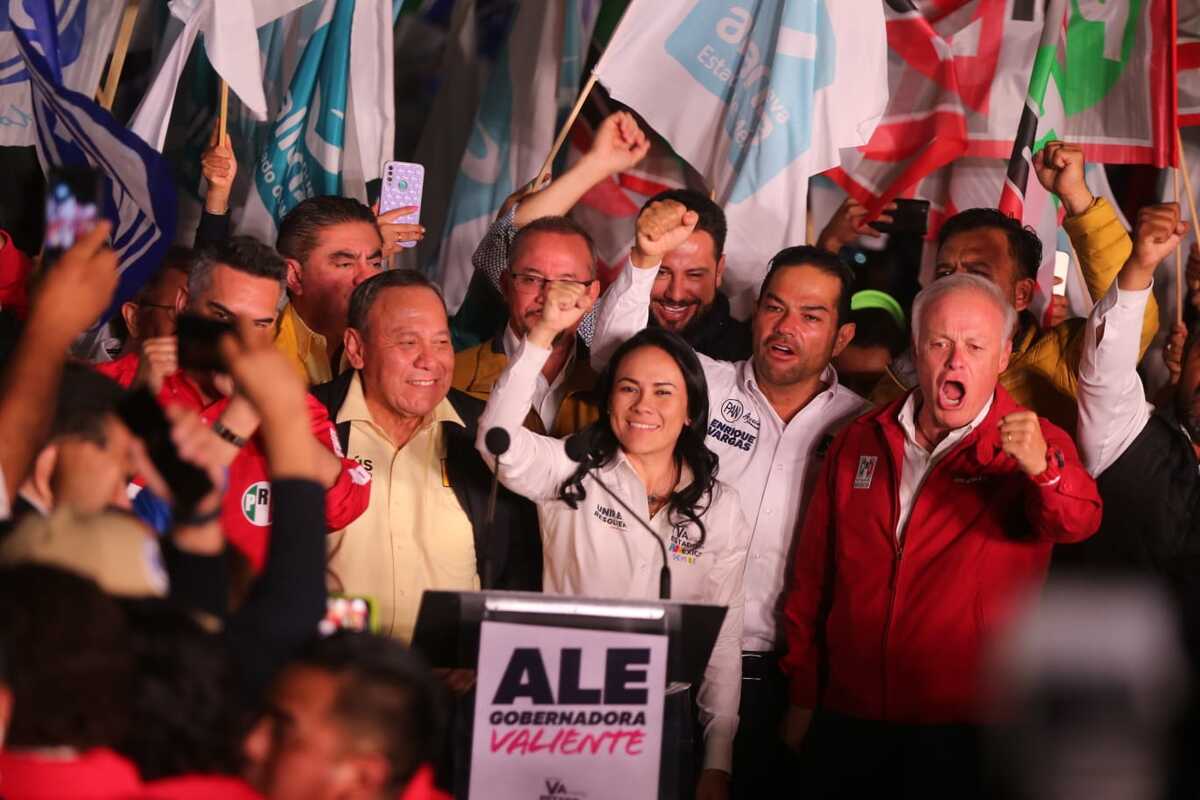 Alejandra Del Moral arranca campaña en Edomex. (Javier Ríos)