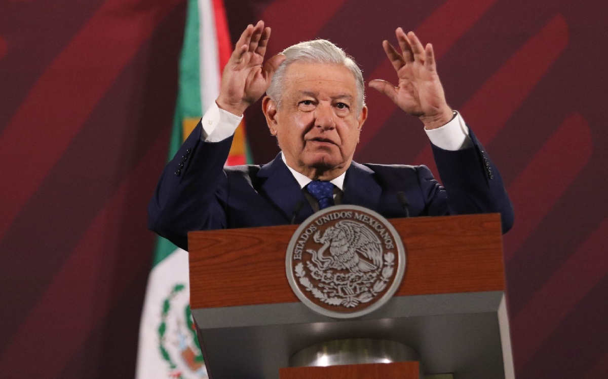 Conferencia del presidente López Obrador el 3 de abril en Palacio Nacional. | Cuartoscuro