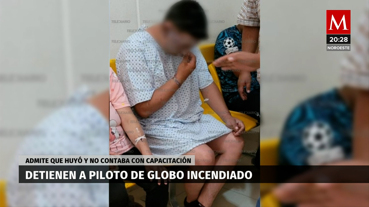 Detienen a presunto CULPABLE del accidente de globo aerostático que se INCENDIÓ en Teotihuacan