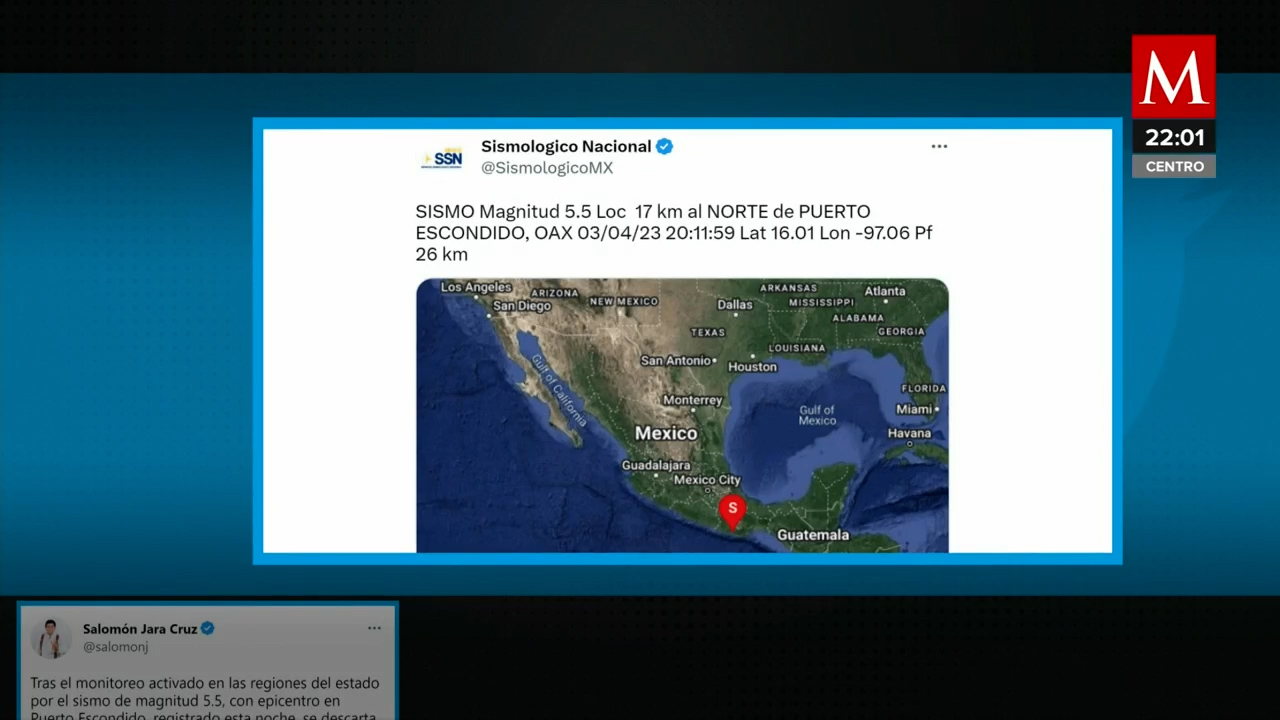 Sismo de magnitud 5.5 activa la alerta sísmica en CdMx