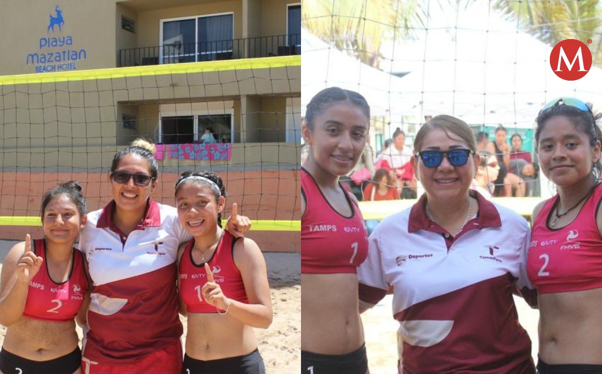 Tamaulipas clasifica en Nacionales Conade 2023 en voleibol de playa