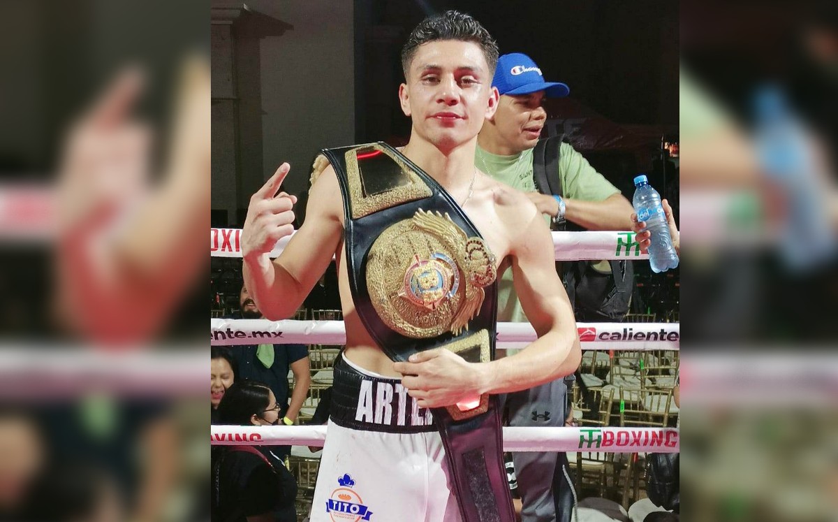 Boxeador Carlos Arteaga es nuevo campeón Fedecentro. (Especial)