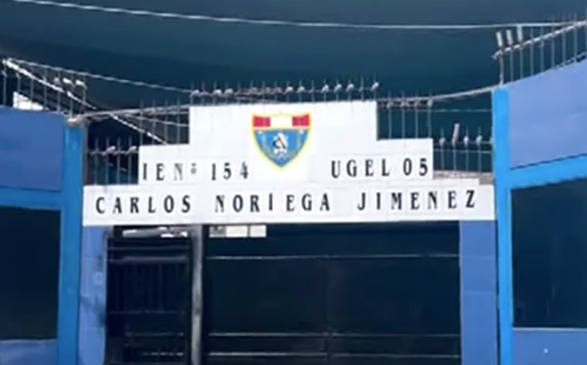 Escuela Carlos Noriega Jiménez, donde se agredió a la niña en Perú. (Especial)