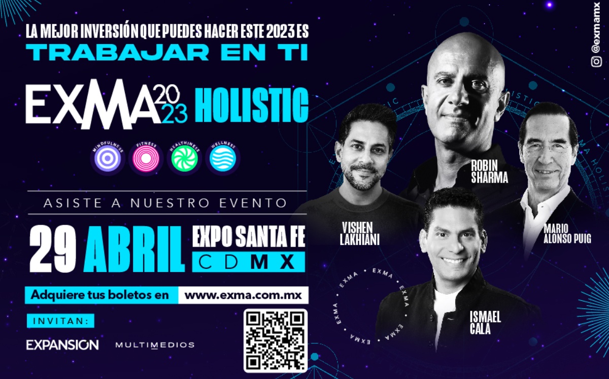 Exma Holistic se celebrará en Ciudad de México. Foto: (Especial)