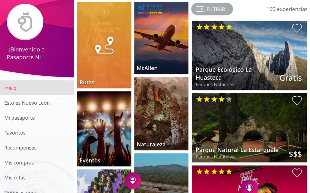 Entre sus nuevas funciones se encuentran rutas turísticas, notificaciones push, eventos promocionados y campañas  | Especial