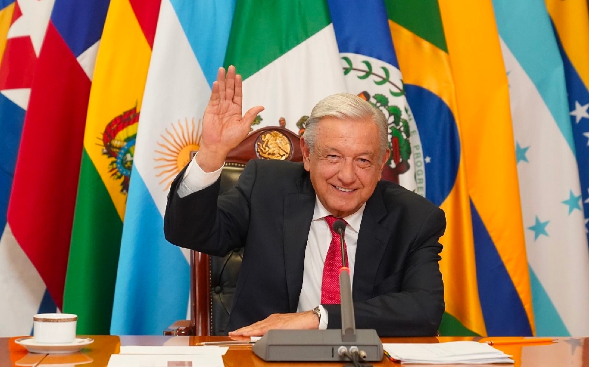 El mandatario durante la cumbre virtual contra la inflación en Lationamérica. | Cortesía