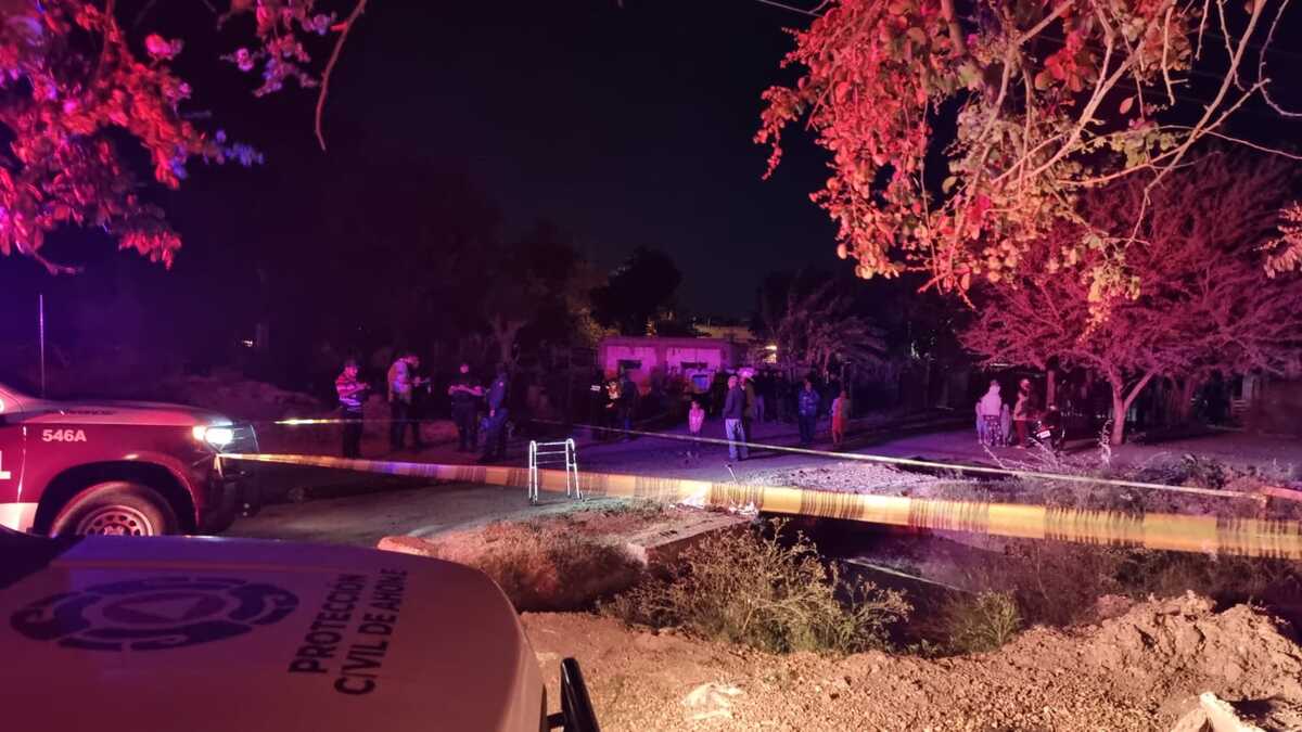 La zona donde murió el menor fue acordonada hasta que llegaron peritos. | Especial