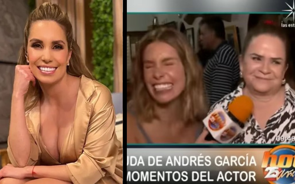 Andrea Escalona es criticada por actitud en funeral de Andrés García | ESPECIAL