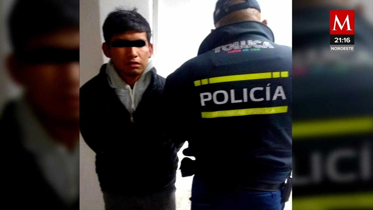Cae presunto feminicida en Toluca; cargaba los restos de la víctima en una bolsa