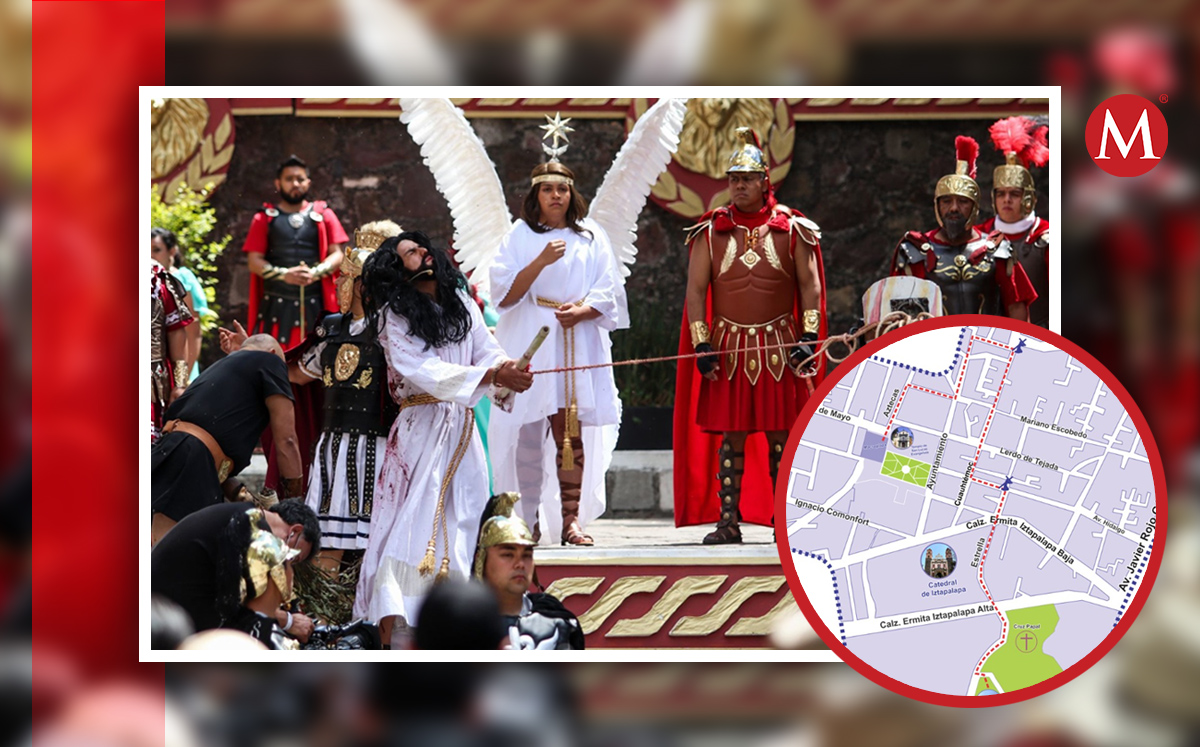 Habrá cierres viales en Iztapalapa el Jueves y Viernes Santo. | Foto: Cuartoscuro Diseño: MILENIO