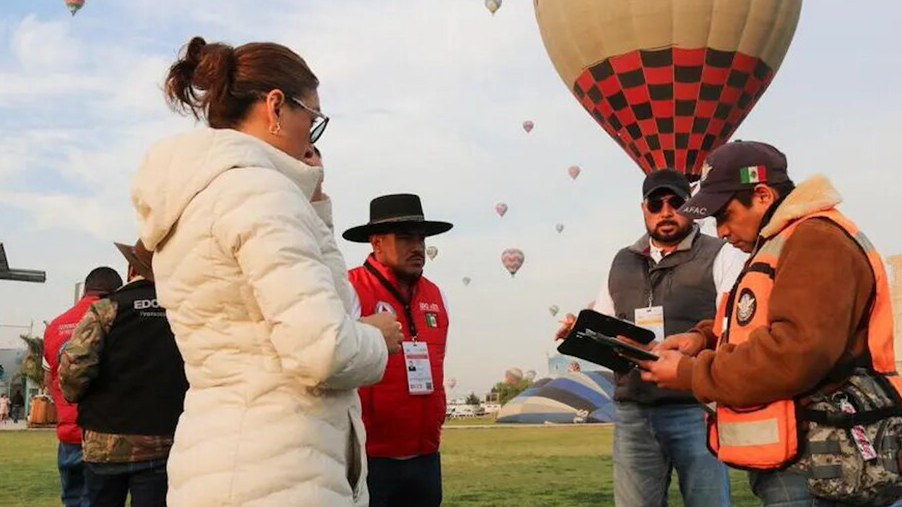 Concluye primera etapa de revisión de globos aerostáticos tras incendio en Teotihuacán