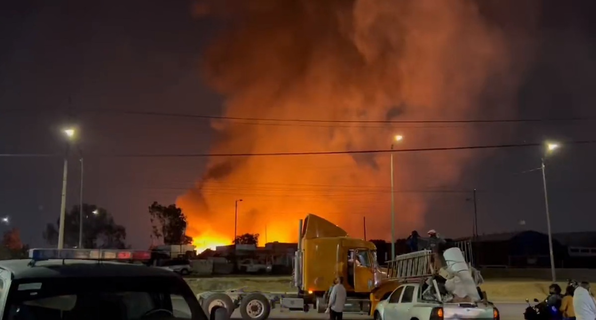 El incendio ya está siendo sofocado. (Captura de pantalla)
