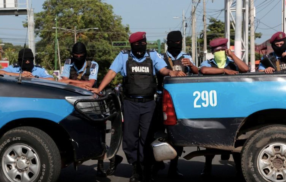 Miembros de la policía e Nicaragua (Reuters)