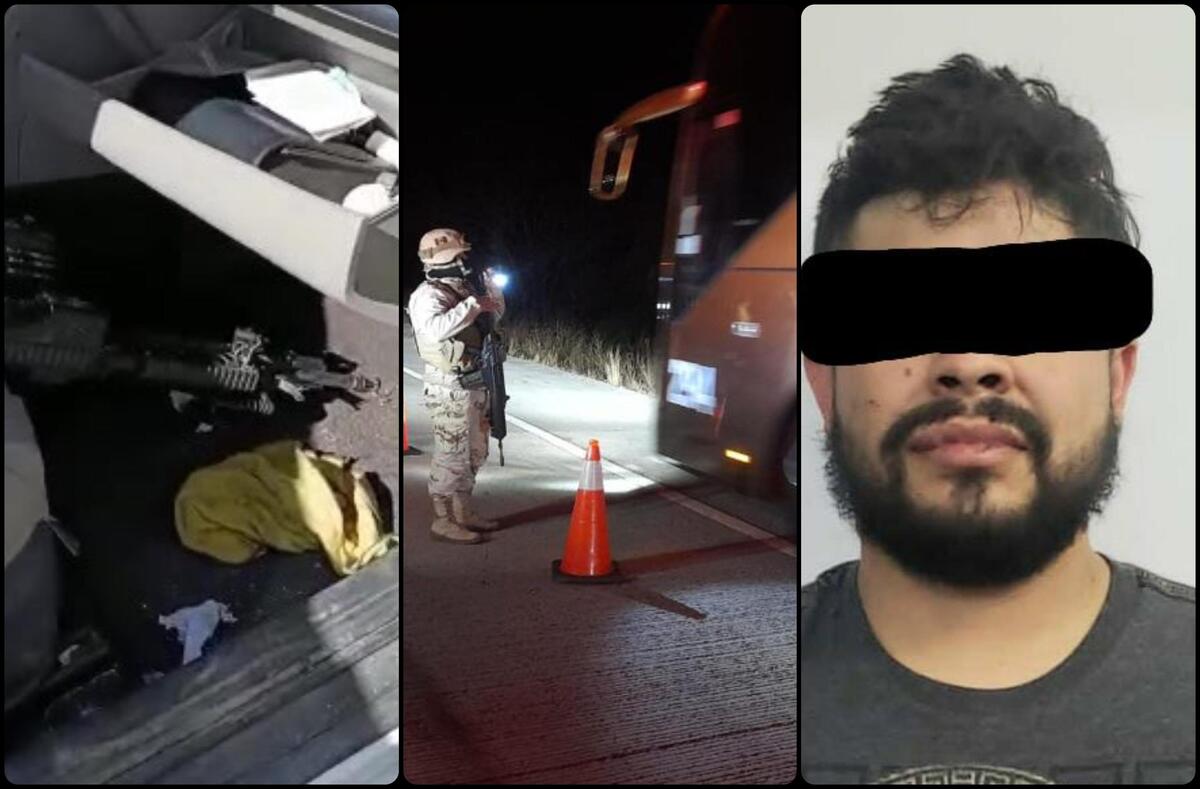 Personas, armas y vehículos fueron asegurados. (Marco A. Flores)