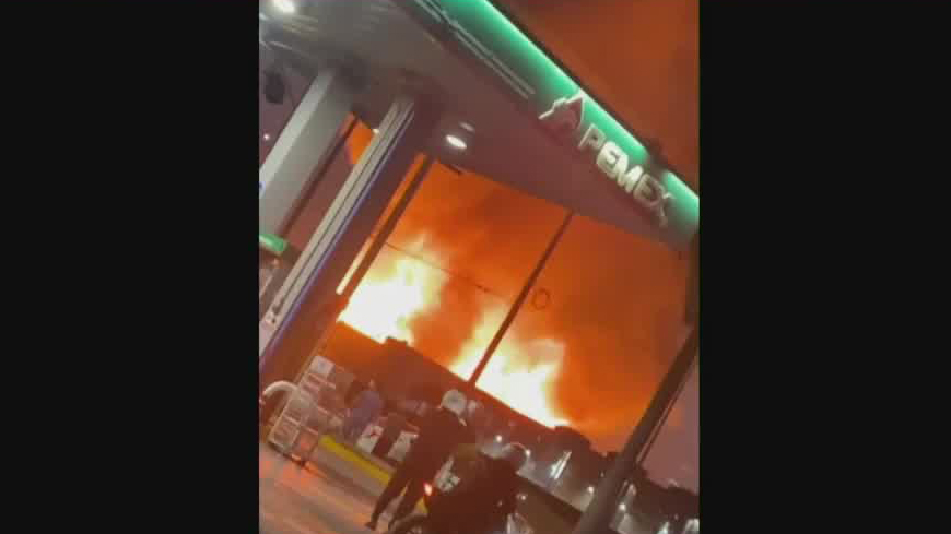 Reportan incendio en inmediaciones de la Central de Abasto de Iztapalapa