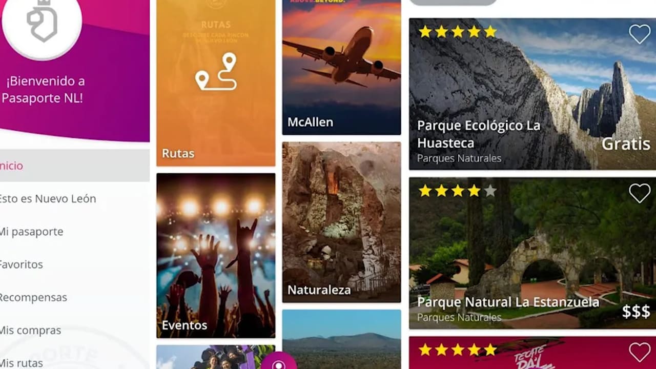 Turismo renueva app Pasaporte Nuevo León para planear tu próxima salida