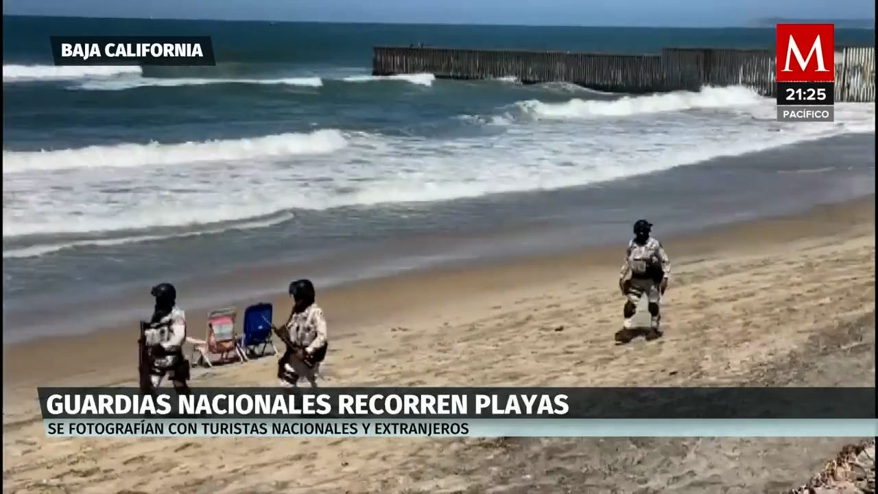 Turistas llegan a playas de Tijuana pese a restricción de acceso por contaminación