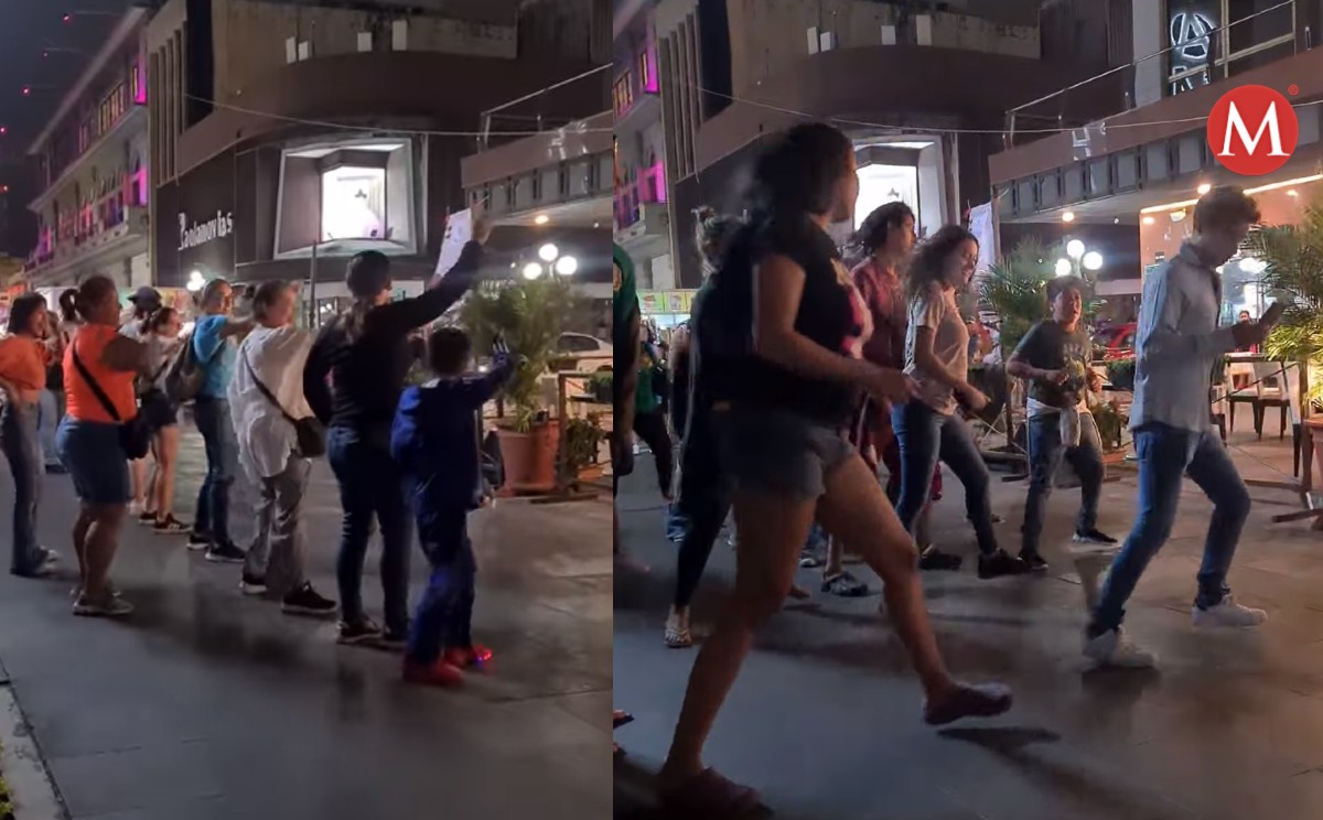 Bailan payaso del rodeo en Tampico