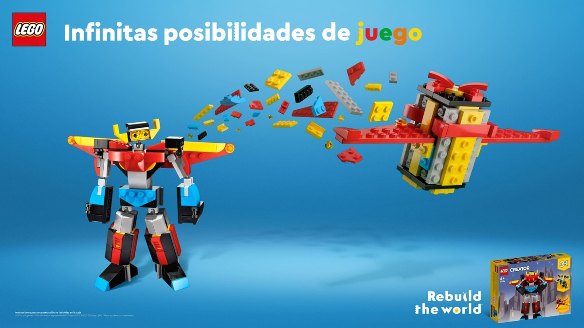 Campaña “Rebuild the World” de Grupo LEGO. / Especial.