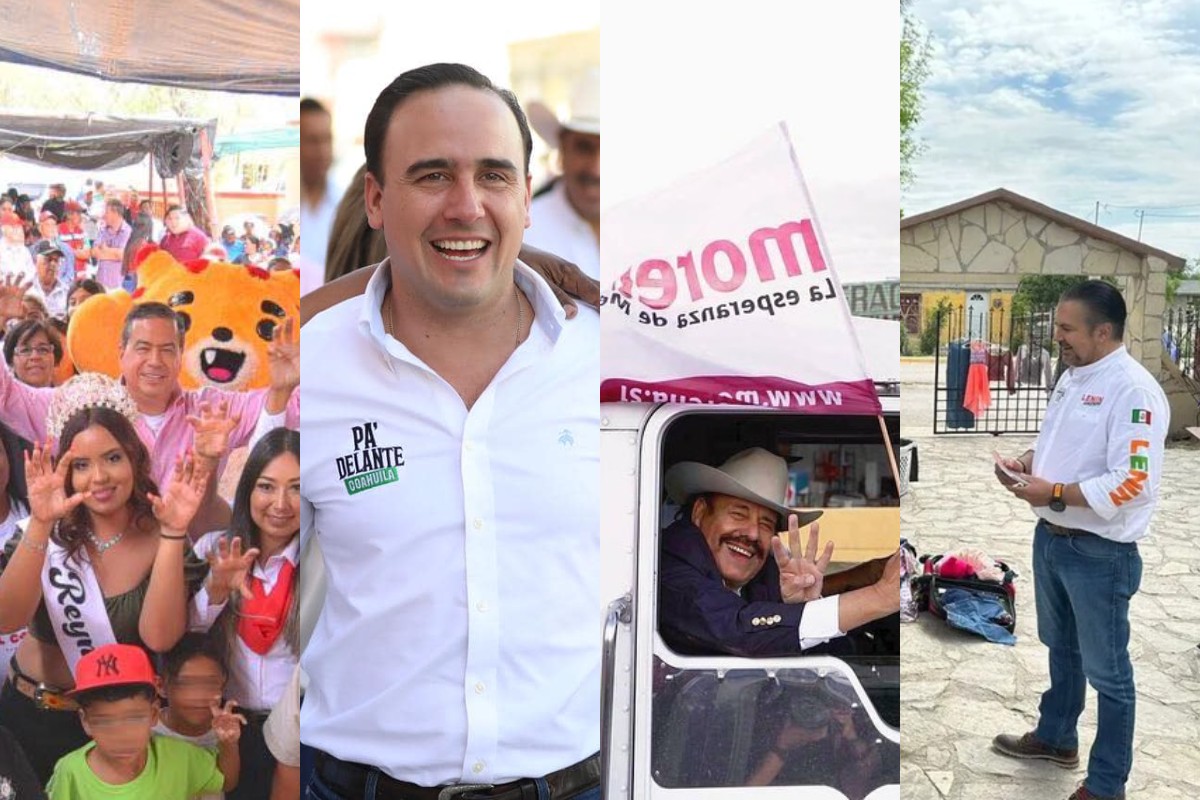 Los candidatos a la gubernatura de Coahuila continúan con sus actividades de campaña. | Especial