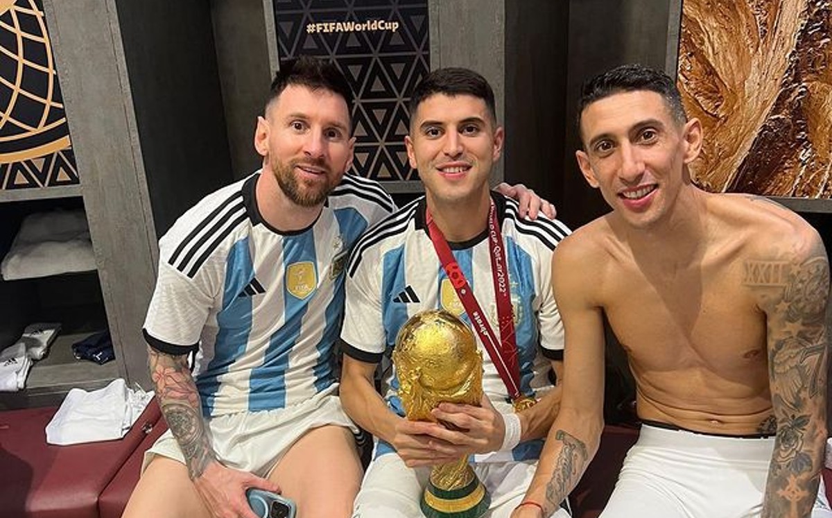 Exequiel Palacios, campeón en Qatar con Argentina, habría sido descubierto en infidelidad (Instagram @exepalaciosok)