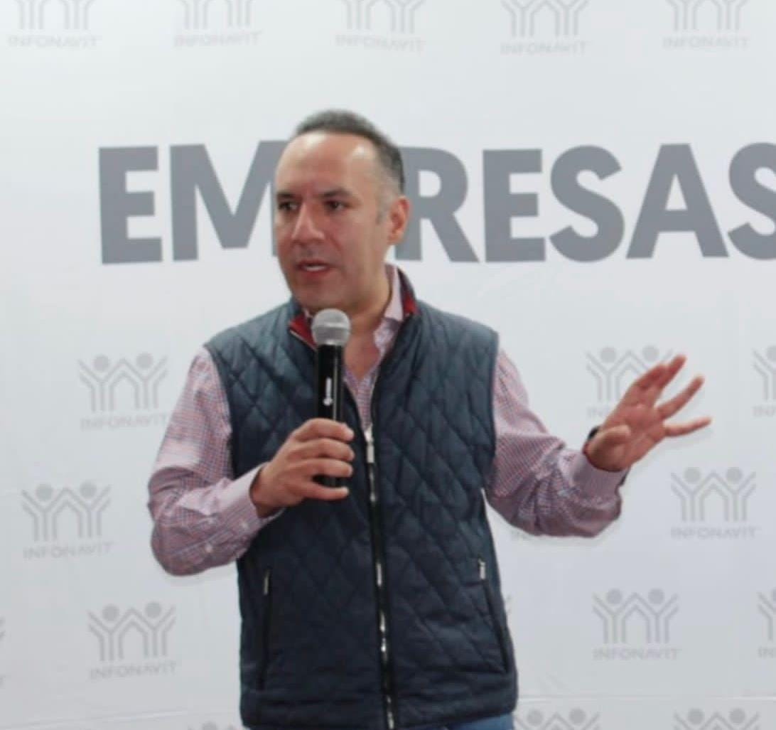 Canek Vázquez, delegado regional del Infonavit en Hidalgo (Cortesía)