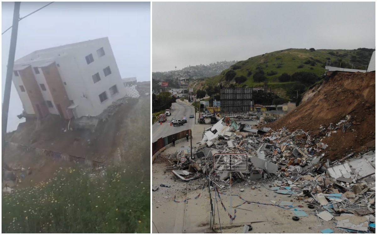 Colapsa edificio en Tijuana; es el segundo en caer de un fraccionamiento. | Especial
