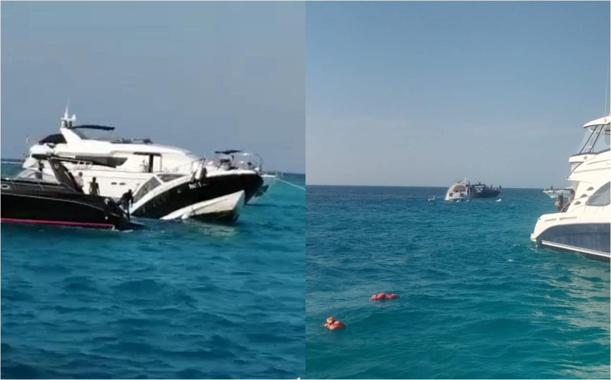 Se hunde yate en Isla Mujeres | Especial