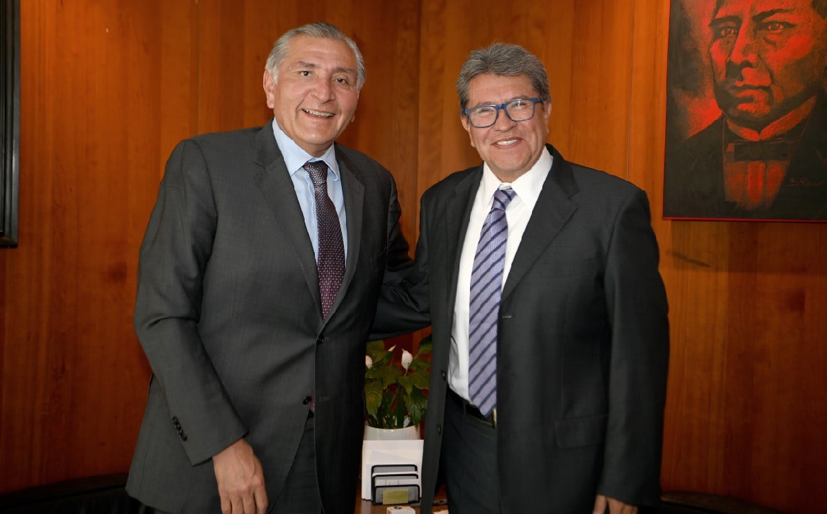 El coordinador de Morena se reunió con el secretario de Gobernación. | @RicardoMonrealA