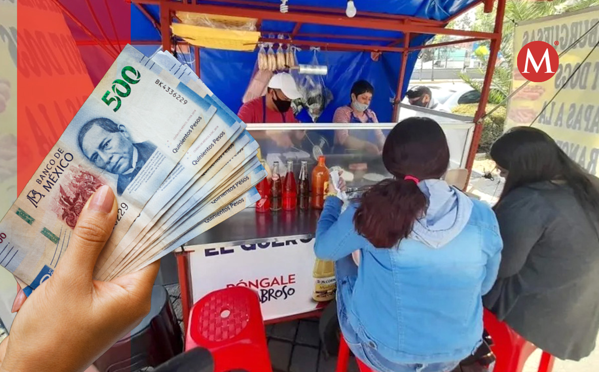 De hamburguesas a esquites; conoce el salario promedio de los vendedores.