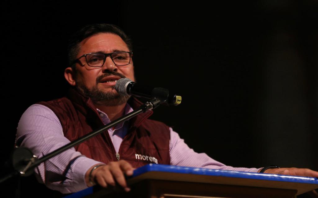 Marco Antonio Rico Mercado augura una buena administración los próximos seis años. (Jorge Sánchez)