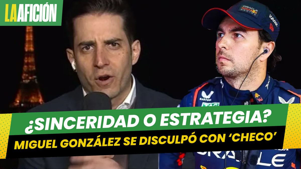 Miguel González se disculpa con 'Checo' Pérez tras acusarlo en Twitter