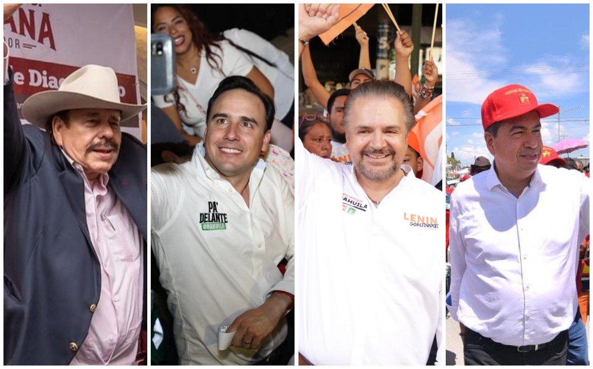 Los cuatro candidatos a la gubernatura tuvieron actividades por diversas regiones del estado. | Facebook