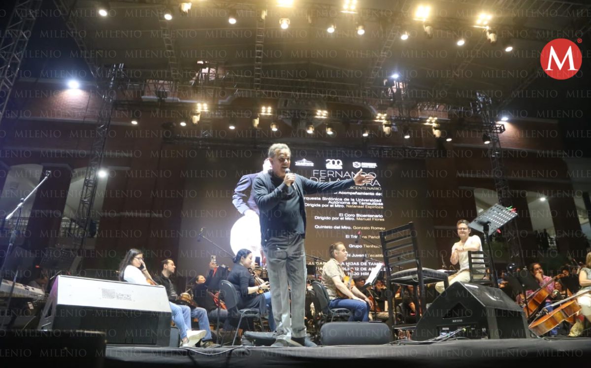 Fernando de la Mora realiza ensayos para el concierto que dará en Tampico. (Yazmín Sánchez)
