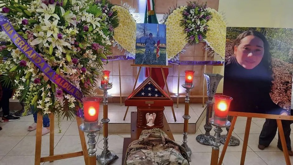 Llegan a Michoacán cenizas de Ana Fernanda Basaldua, soldado mexicana hallada muerta en Texas