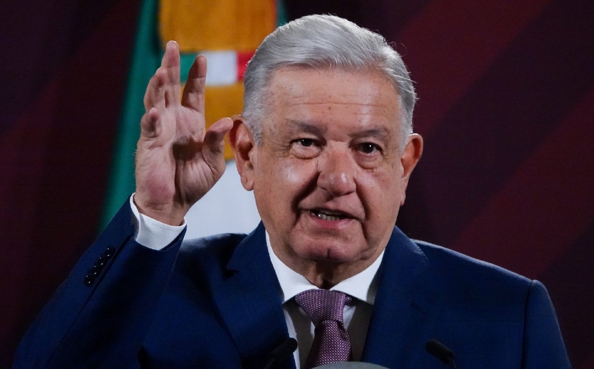López Obrador llevó a cabo su conferencia de prensa en el Salón de Tesorería. | Cuatoscuro