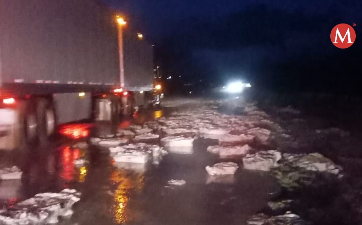 Cae granizo en Ciudad Victoria, Tamaulipas; 11 de abril 2023