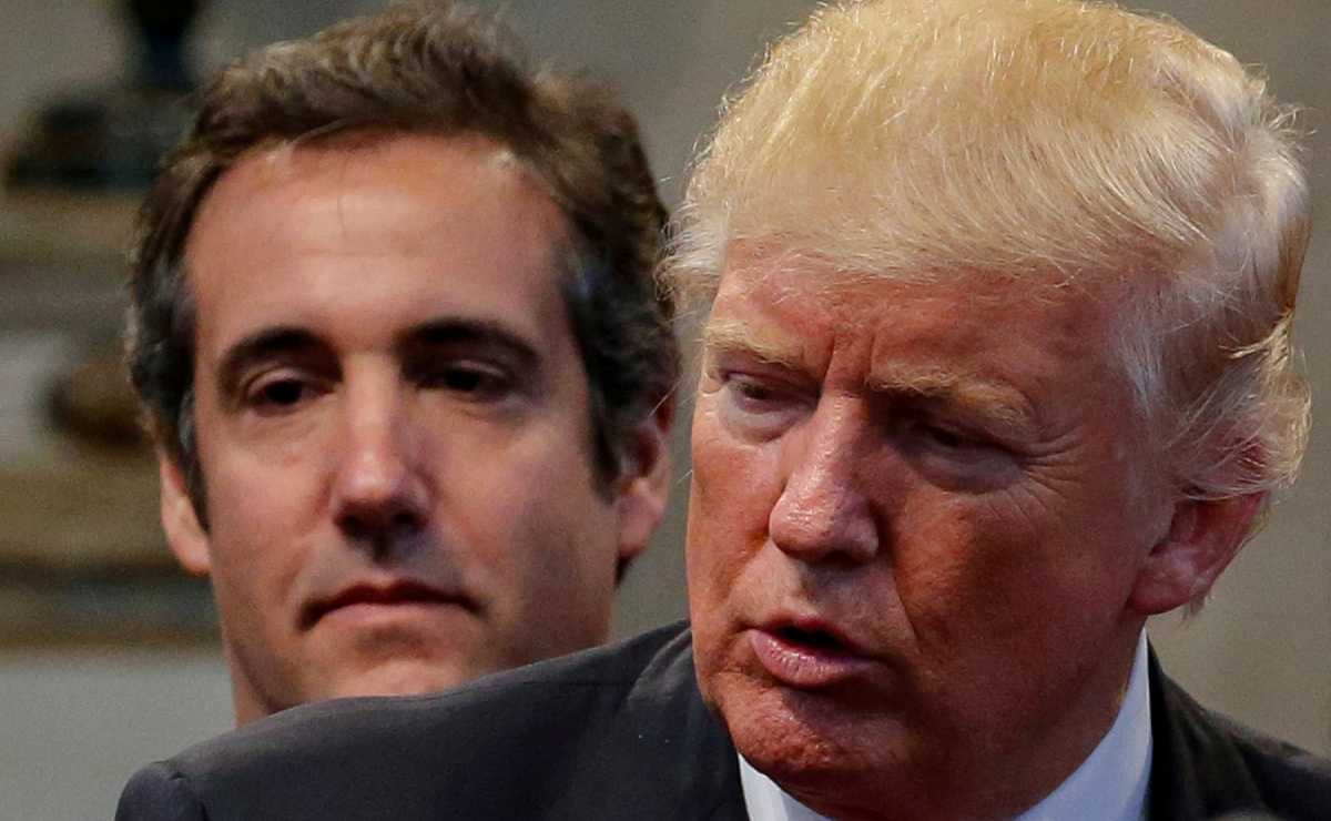Michael Cohen y Donald Trump. | Reuters