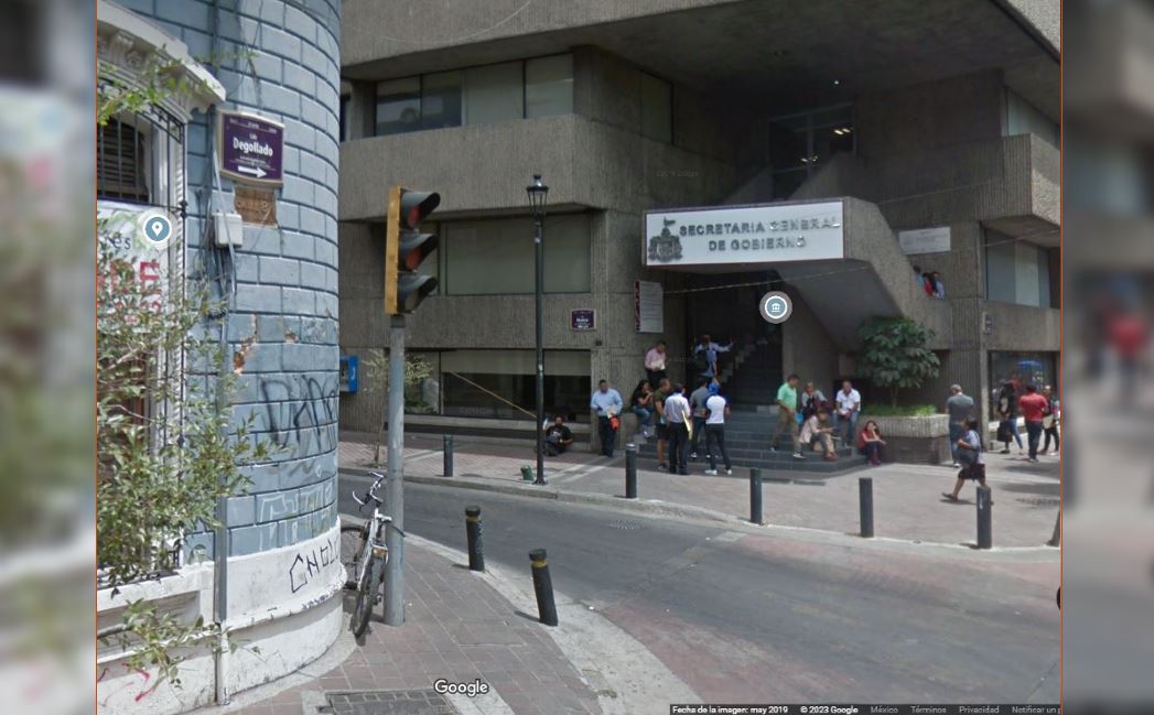 Oficinas de la Dirección de Profesiones en Guadalajara, Jalisco (Google Maps)