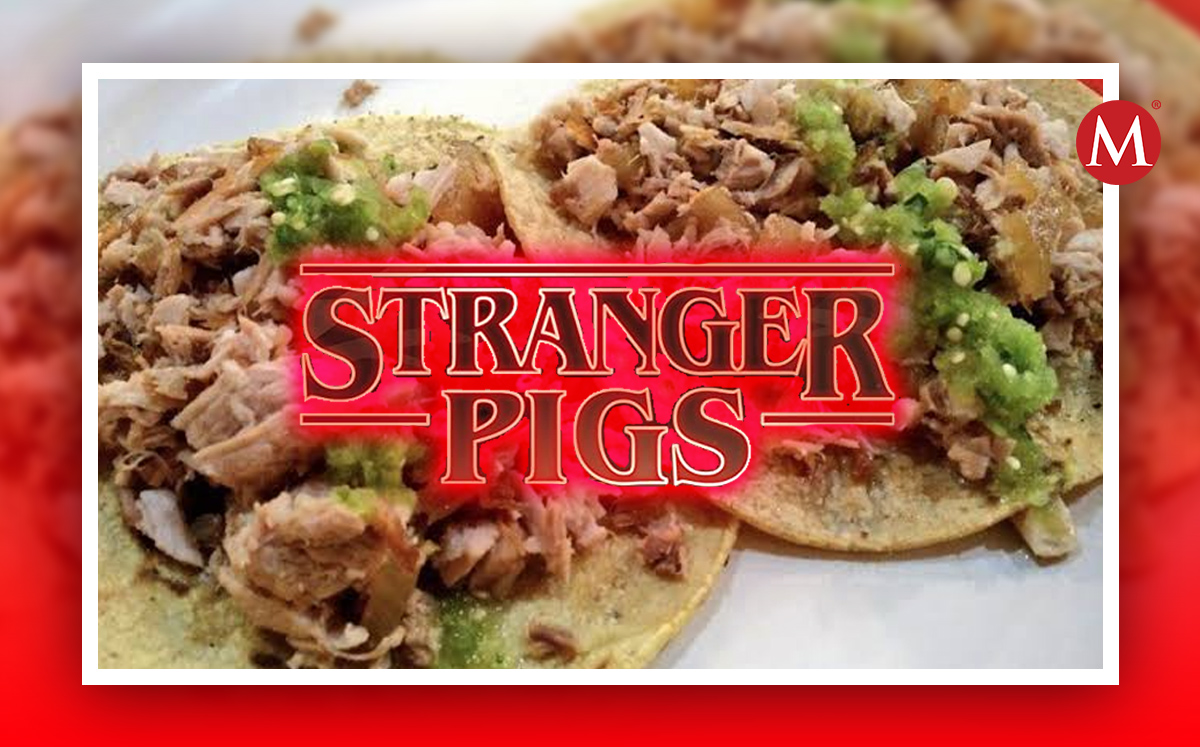Stranger Pigs, negocio de carnitas en Puebla | Diseño Milenio